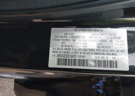 2013 Mazda Cx-5 Gt from USA, damaged, VIN JM3KE4DE3D0164976